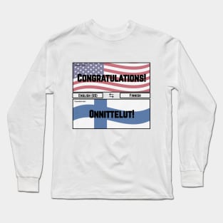 Congratulations! Long Sleeve T-Shirt